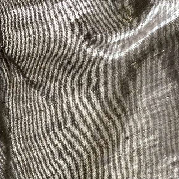 Elizabeth and James Metallic Silver Mini Skirt M - Picture 7 of 8